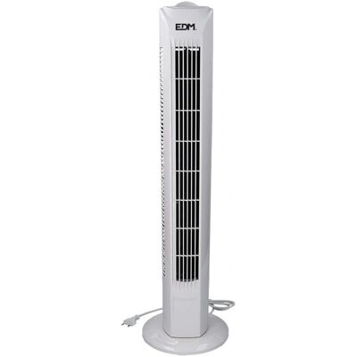 EDM Weißer Turmventilator - 45 W - Schwingend - 1920 m³/h EDM Weißer Turmventilator - 45 W - Schwingend - 1920 m³/h