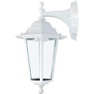 EDM Zürich Wandleuchte - Aluminium, Weiß, 60W - Laterne EDM Zürich Wandleuchte - Aluminium, Weiß, 60W - Laterne