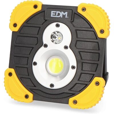 Torcia LED EDM XL Ricaricabile Giallo Nero - Faretto Torcia LED EDM XL Ricaricabile Giallo Nero - Faretto