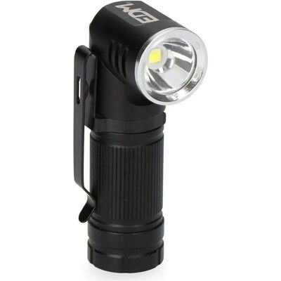 Schwarze LED-Taschenlampe EDM 36443 - Mini wiederaufladbar Schwarze LED-Taschenlampe EDM 36443 - Mini wiederaufladbar
