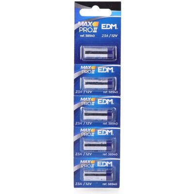 Pile alcaline EDM Max-Pro 23A 12V, télécommande, Ø10,3x28,5mm - Publicité Pile alcaline EDM Max-Pro 23A 12V, télécommande, Ø10,3x28,5mm - Publicité