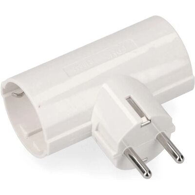 Adaptateur double prise bakélite - 2400W 250V 16A - Publicité Adaptateur double prise bakélite - 2400W 250V 16A - Publicité