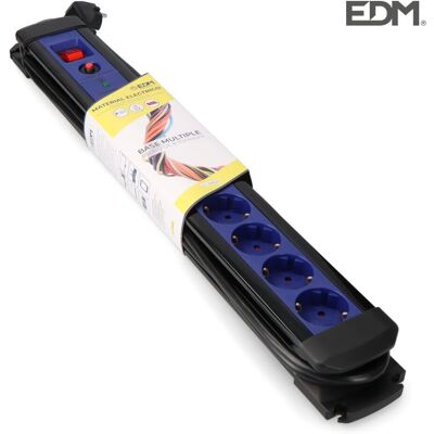 Multiprise EDM 41820 avec 8 Prises et Interrupteur - 3m - Publicité Multiprise EDM 41820 avec 8 Prises et Interrupteur - 3m - Publicité