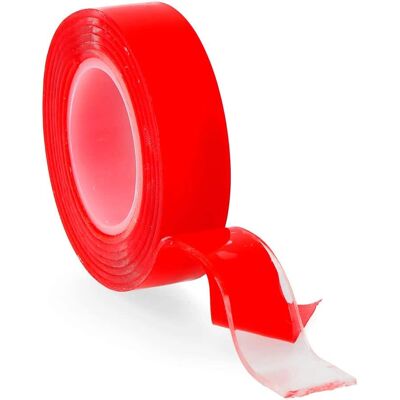 EDM Rote Doppelseitiges Klebeband - 1,5m Klebeband EDM Rote Doppelseitiges Klebeband - 1,5m Klebeband
