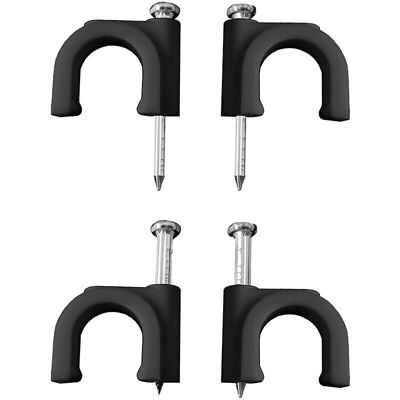 Cavi neri N° 8 2x2,5mm Staples Laptop - Clip per cavi Cavi neri N° 8 2x2,5mm Staples Laptop - Clip per cavi