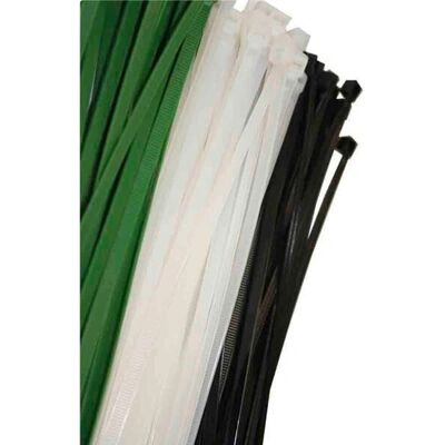 EDM 48325 Weiße Nylon Kabelbinder - Kabelbinder EDM 48325 Weiße Nylon Kabelbinder - Kabelbinder