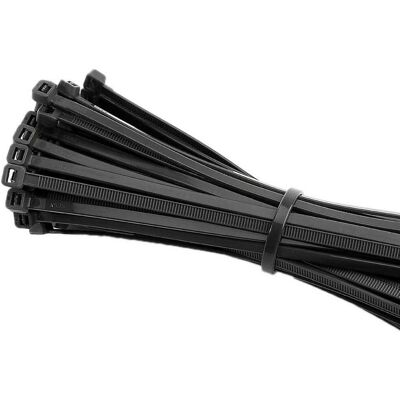 EDM Schwarze Nylon Kabelbinder 150x3,5mm - Kabelbinder EDM Schwarze Nylon Kabelbinder 150x3,5mm - Kabelbinder