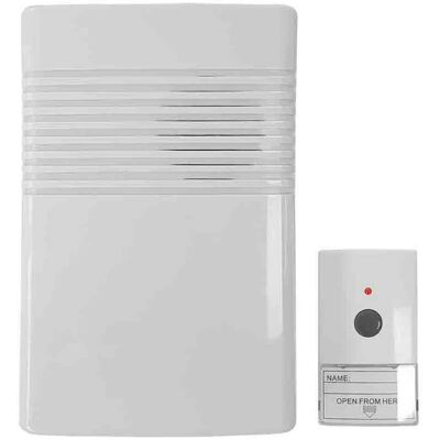 Sonnerie sans fil EDM - 80 dB, 50 m, Blanc Sonnerie sans fil EDM - 80 dB, 50 m, Blanc