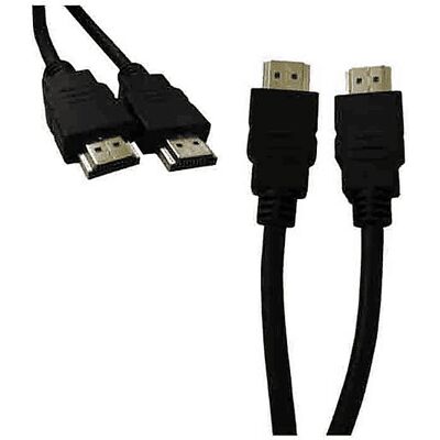 Câble HDMI EDM 51230 Noir 1,5 m Haute Vitesse 1.4 - Publicité Câble HDMI EDM 51230 Noir 1,5 m Haute Vitesse 1.4 - Publicité