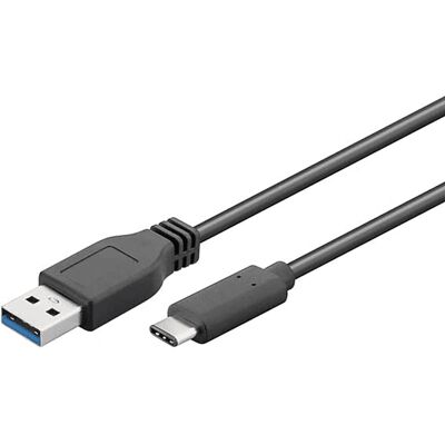 EDM USB A auf USB C Kabel - Schwarz - 1 m - USB Kabel EDM USB A auf USB C Kabel - Schwarz - 1 m - USB Kabel