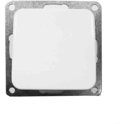 Interrupteur EDM 65302 Blanc - Encastré - 7x7x4 cm - Publicité Interrupteur EDM 65302 Blanc - Encastré - 7x7x4 cm - Publicité