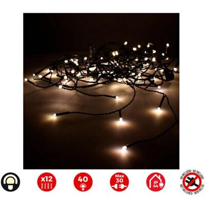 EDM LED Vorhanglichter Sanftgrün 200x50cm - Innen/Außen EDM LED Vorhanglichter Sanftgrün 200x50cm - Innen/Außen