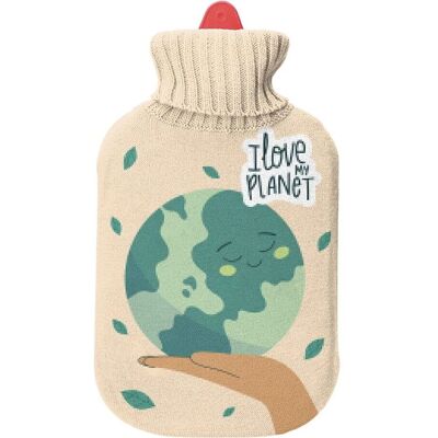 EDM 78991 I Love My Planet Wärmflasche - Wärmflasche EDM 78991 I Love My Planet Wärmflasche - Wärmflasche
