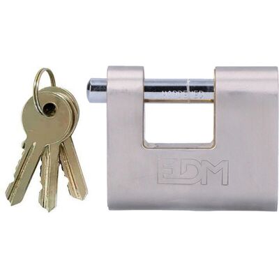 EDM Messing Sicherheits-Schloss - 5,05x4,85x2 cm EDM Messing Sicherheits-Schloss - 5,05x4,85x2 cm