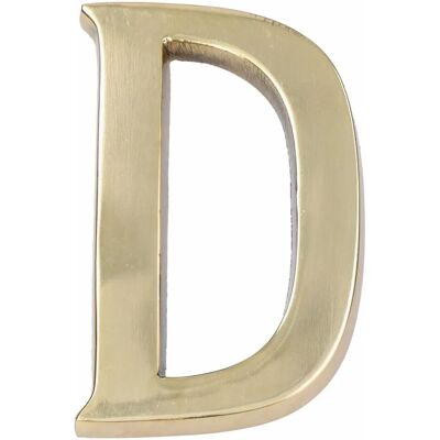 Lettre EDM Laiton Poli 10cm - Fixation pour Porte - Design Moderne - Publicité Lettre EDM Laiton Poli 10cm - Fixation pour Porte - Design Moderne - Publicité