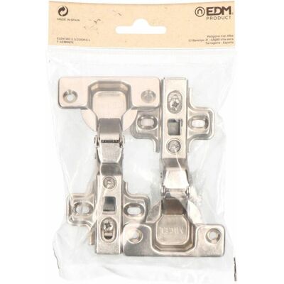 EDM BC03 Metall Stahl 35 mm Clip - Scharnierclip für Schrank EDM BC03 Metall Stahl 35 mm Clip - Scharnierclip für Schrank