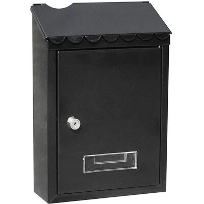 EDM 85806 Schwarzes Stahlbriefkasten - Briefkasten EDM 85806 Schwarzes Stahlbriefkasten - Briefkasten