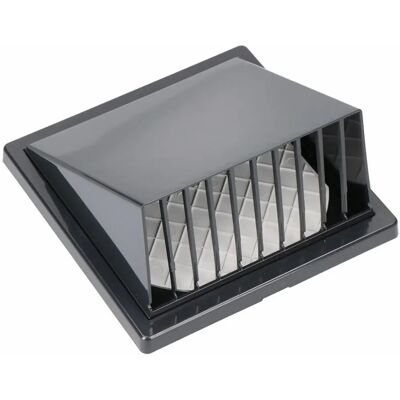 EDM Lüftungsgitter - Anthrazit - 12,5x17x17 cm EDM Lüftungsgitter - Anthrazit - 12,5x17x17 cm