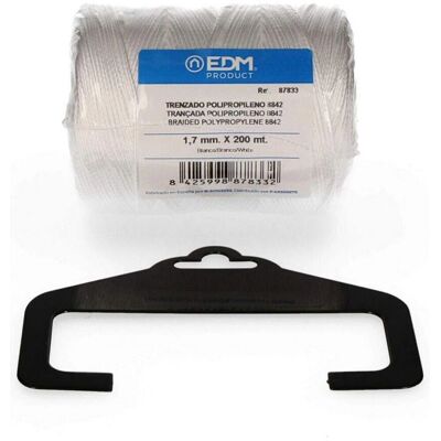 Corda intrecciata in polipropilene bianco EDM - Fai da te - 200m Corda intrecciata in polipropilene bianco EDM - Fai da te - 200m