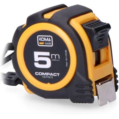 Koma Tools Kompaktes ABS Maßband - 5 m Koma Tools Kompaktes ABS Maßband - 5 m