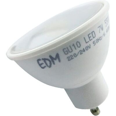 lampe LED EDM 98253 - 7W 550lm Blanc Jour GU10 - Publicité lampe LED EDM 98253 - 7W 550lm Blanc Jour GU10 - Publicité