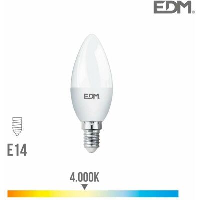 EDM Bougie LED 7W E14 600lm - Éclairage Maison - Publicité EDM Bougie LED 7W E14 600lm - Éclairage Maison - Publicité