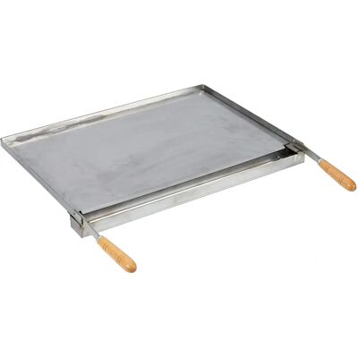 Flores Cortés Modello 38921 Piastra in Acciaio Inox - 57x40cm Flores Cortés Modello 38921 Piastra in Acciaio Inox - 57x40cm