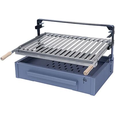 Flores Cortes - Soporte para Barbacoa con Cajón y Parrilla - 800x430x420mm Flores Cortes - Soporte para Barbacoa con Cajón y Parrilla - 800x430x420mm