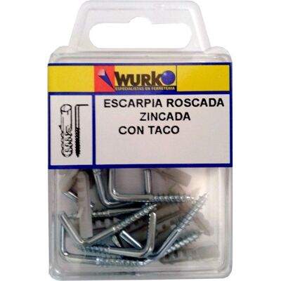 Ganchos de Pared WURKO - 20x70 mm - 5 unidades Ganchos de Pared WURKO - 20x70 mm - 5 unidades