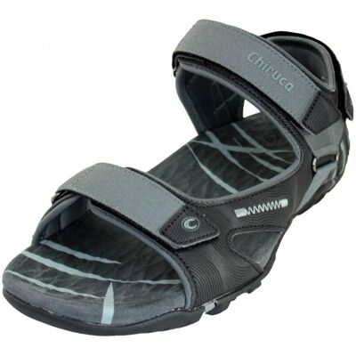 Chiruca Tarifa 03 - Sandales Extérieures Résistantes - Gris-Noir - Sandales Chiruca Tarifa 03 - Sandales Extérieures Résistantes - Gris-Noir - Sandales