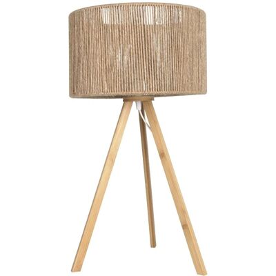 SULION - Debi - Bambú - Pantalla de fibra natural - Table lamp SULION - Debi - Bambú - Pantalla de fibra natural - Table lamp