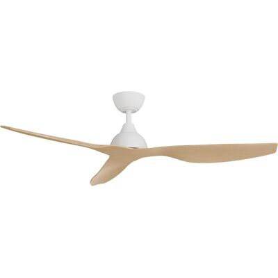 SULION Ivy - 132cm Blanco/Madera clara - Ventilador de techo SULION Ivy - 132cm Blanco/Madera clara - Ventilador de techo
