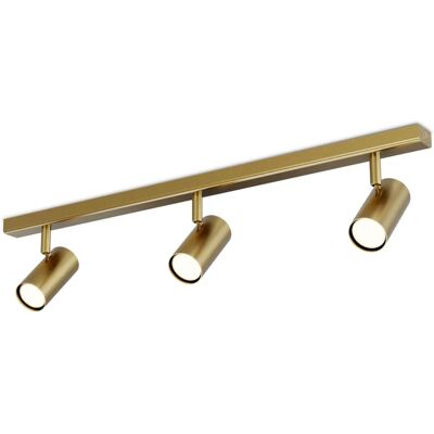 Lámpara de techo Sulion Gold de tres focos - Iluminación de techo Lámpara de techo Sulion Gold de tres focos - Iluminación de techo