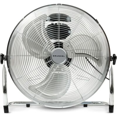Ventilador Industrial de Suelo GRUNKEL - 90W, Metal, Aspas 16", 3 Velocidades Ventilador Industrial de Suelo GRUNKEL - 90W, Metal, Aspas 16", 3 Velocidades