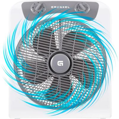 Grunkel Standlüfter 50W Grau - Bodventilator - 3 Geschwindigkeiten Grunkel Standlüfter 50W Grau - Bodventilator - 3 Geschwindigkeiten