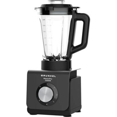 Frullatore Grunkel BAT-2000MASTERPRO - 2000W, 1,5L, 5 Velocità, Nero Frullatore Grunkel BAT-2000MASTERPRO - 2000W, 1,5L, 5 Velocità, Nero