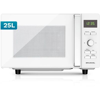 Micro-ondas Grunkel MWD-25FLAT - 25L, 800W, Branco - Forno de micro-ondas Micro-ondas Grunkel MWD-25FLAT - 25L, 800W, Branco - Forno de micro-ondas