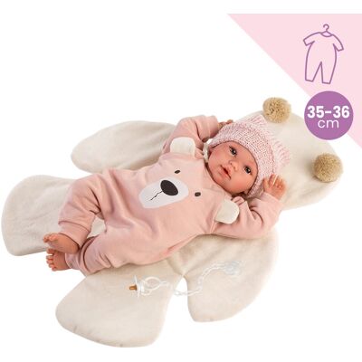 Llorens V9-63644 Rosa Kledingset mit Zubehör - Puppenkleidung Llorens V9-63644 Rosa Kledingset mit Zubehör - Puppenkleidung