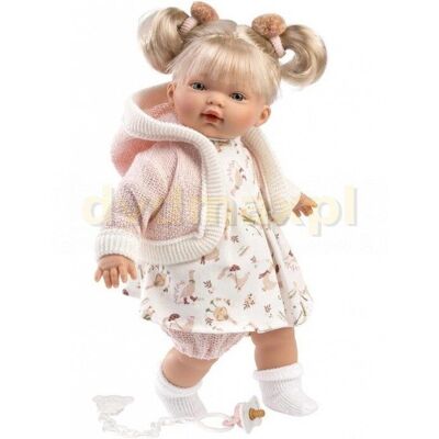 Llorens Roberta Laleczka - 33cm, Zawiera smoczek - Laleczka Llorens Roberta Laleczka - 33cm, Zawiera smoczek - Laleczka