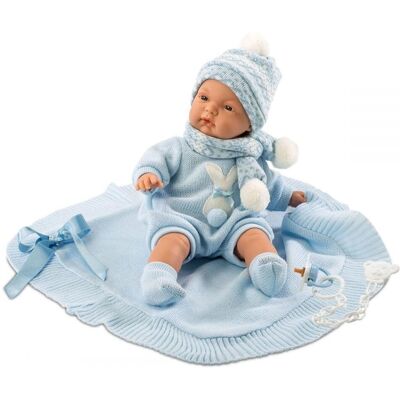 Llorens Laleczka 38cm Niebieska - Laleczka Llorens Laleczka 38cm Niebieska - Laleczka