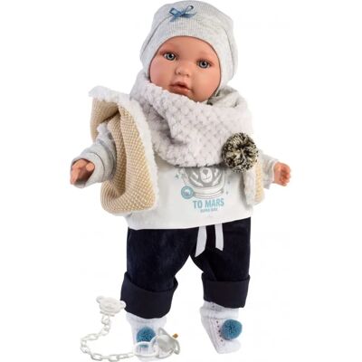 Llorens Enzo 42cm sprechende weinende Puppe - Baby Puppe Llorens Enzo 42cm sprechende weinende Puppe - Baby Puppe