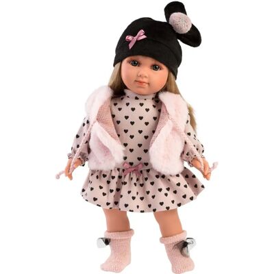 Llorens Elena - Baby Puppe mit Herz-Kleid Llorens Elena - Baby Puppe mit Herz-Kleid