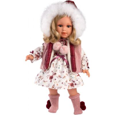 Llorens Lucia Lalki - Kwiatowa Sukienka 40cm Llorens Lucia Lalki - Kwiatowa Sukienka 40cm