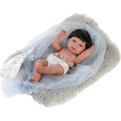 Llorens Nico Graue Puppe mit Kissen - 40cm Llorens Nico Graue Puppe mit Kissen - 40cm
