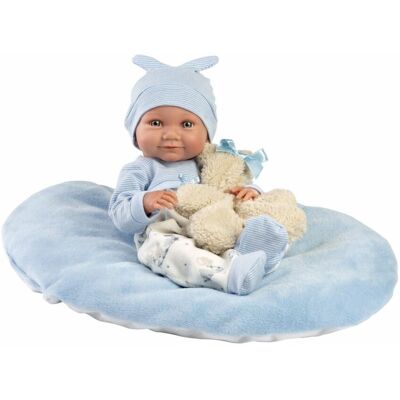 Bambola bebé Llorens 40 cm con accessori blu Bambola bebé Llorens 40 cm con accessori blu