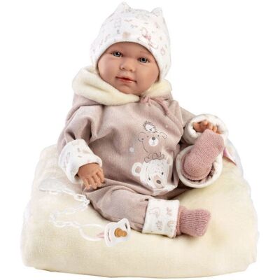Llorens Niemowlę Baby - 42cm Tkanina Funkcja Dźwięku 3+ Llorens Niemowlę Baby - 42cm Tkanina Funkcja Dźwięku 3+