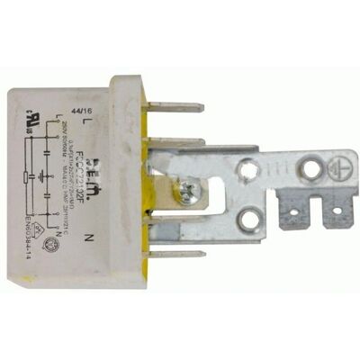 IDEANATURE Condensador de Trabalho Permanente Lavadora Universal 0,1 mf F3CF72102L IDEANATURE Condensador de Trabalho Permanente Lavadora Universal 0,1 mf F3CF72102L