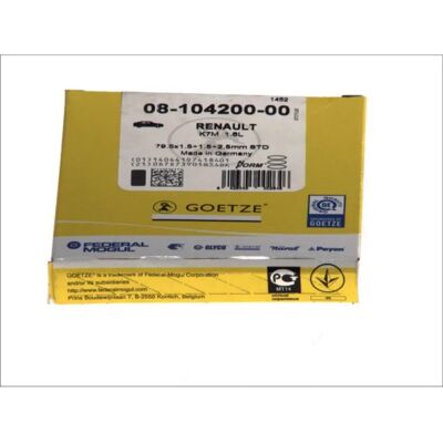Set de Inele de Piston Goetze Ø 79,5mm pentru Dacia Duster - Engine Piston Rings Set de Inele de Piston Goetze Ø 79,5mm pentru Dacia Duster - Engine Piston Rings