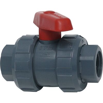 Vanne à sphère en PVC 3/4" Aqua Control pour irrigation goutte à goutte - Publicité Vanne à sphère en PVC 3/4" Aqua Control pour irrigation goutte à goutte - Publicité