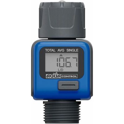 Aqua Control C2500 Flussmeter - Digital, 3/4" Gewinde, Blau-Grau Aqua Control C2500 Flussmeter - Digital, 3/4" Gewinde, Blau-Grau